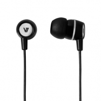 Stereo Earbuds with Inline Microphone IM-04-HA110-BLK-12NB